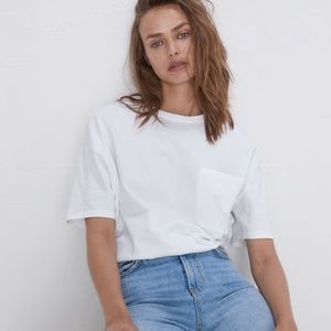 Zara Tops - Zara Oversized Pocket Tee Zara Tops - Zara Oversized Pocket Tee